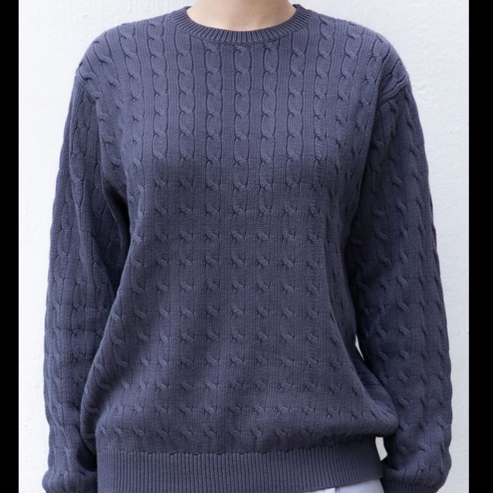 Oversized brandy Melville cable knit Brianna sweater